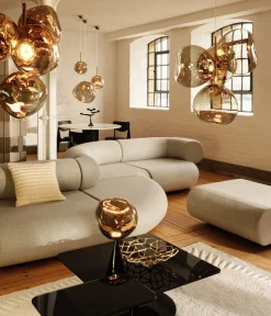 Melt Taklampa Medium Bronze