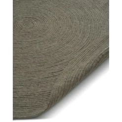 Merino Rund Matta Mörkgrön