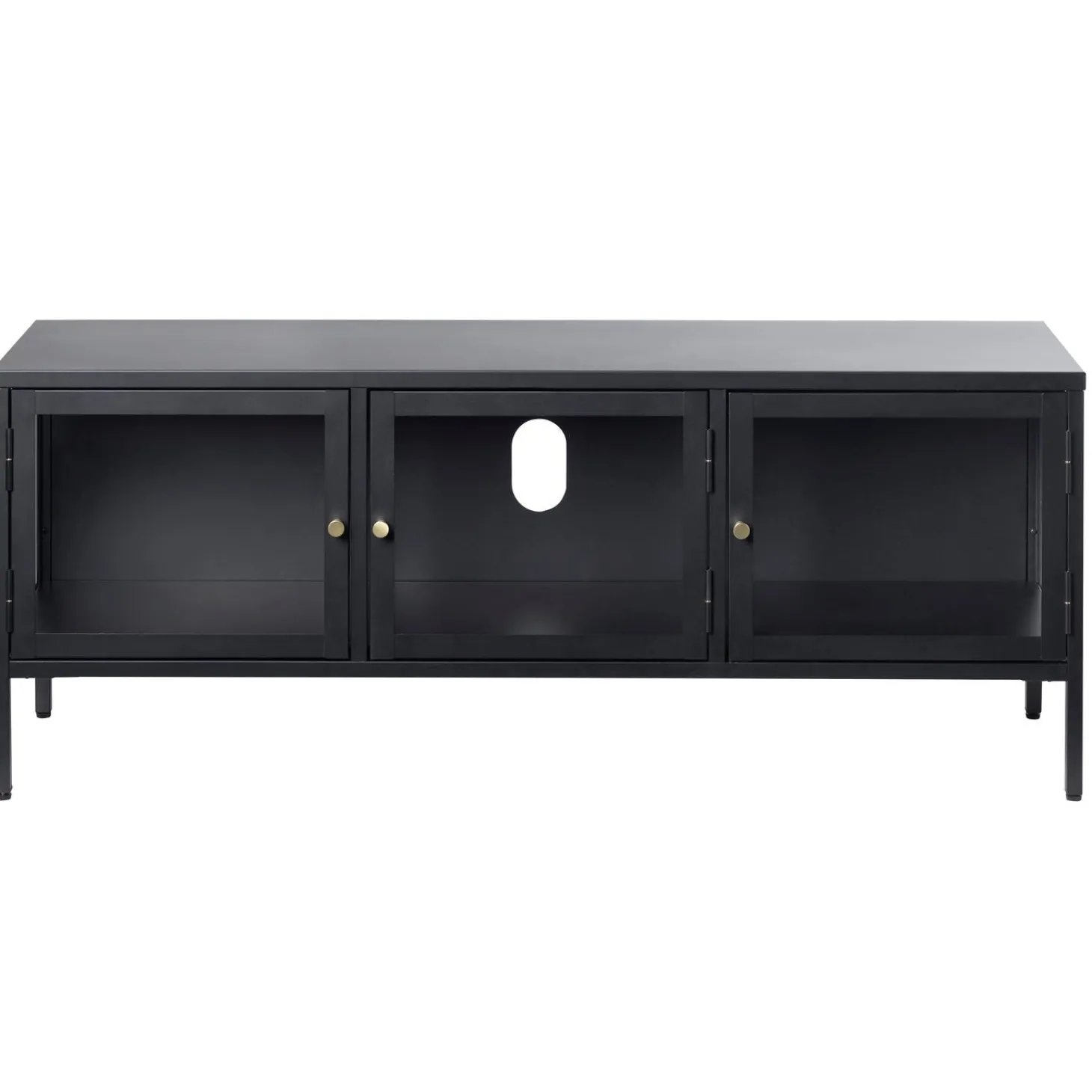 Milano Mediabänk 132 cm svart