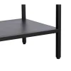 Milano Skåp 160 cm höga ben Glas Svart
