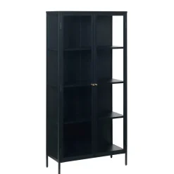 Milano Skåp 190 cm svart Glas