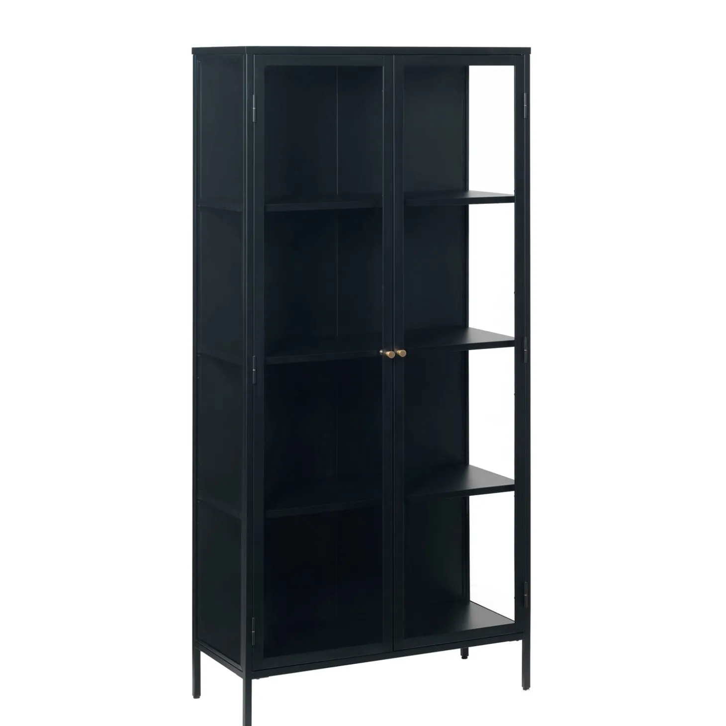 Milano Skåp 190 cm svart Glas