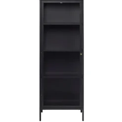 Milano Skåp 160 cm svart Glas