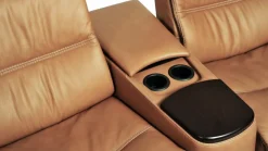 Milan Reclinersoffa Cognac