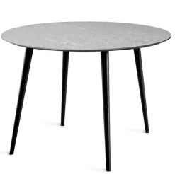 Miles Matbord Ø 110 cm Sandstenslaminat, Fyra träben