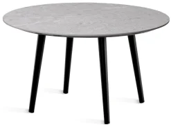 Miles Soffbord Ø 80 cm Runt Sandstenslaminat, Fyra träben