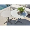 Mill Soffbord Runt Ø75 cm Pearl White