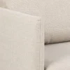 Milly 2-sits med schäslong Basel tyg Beige