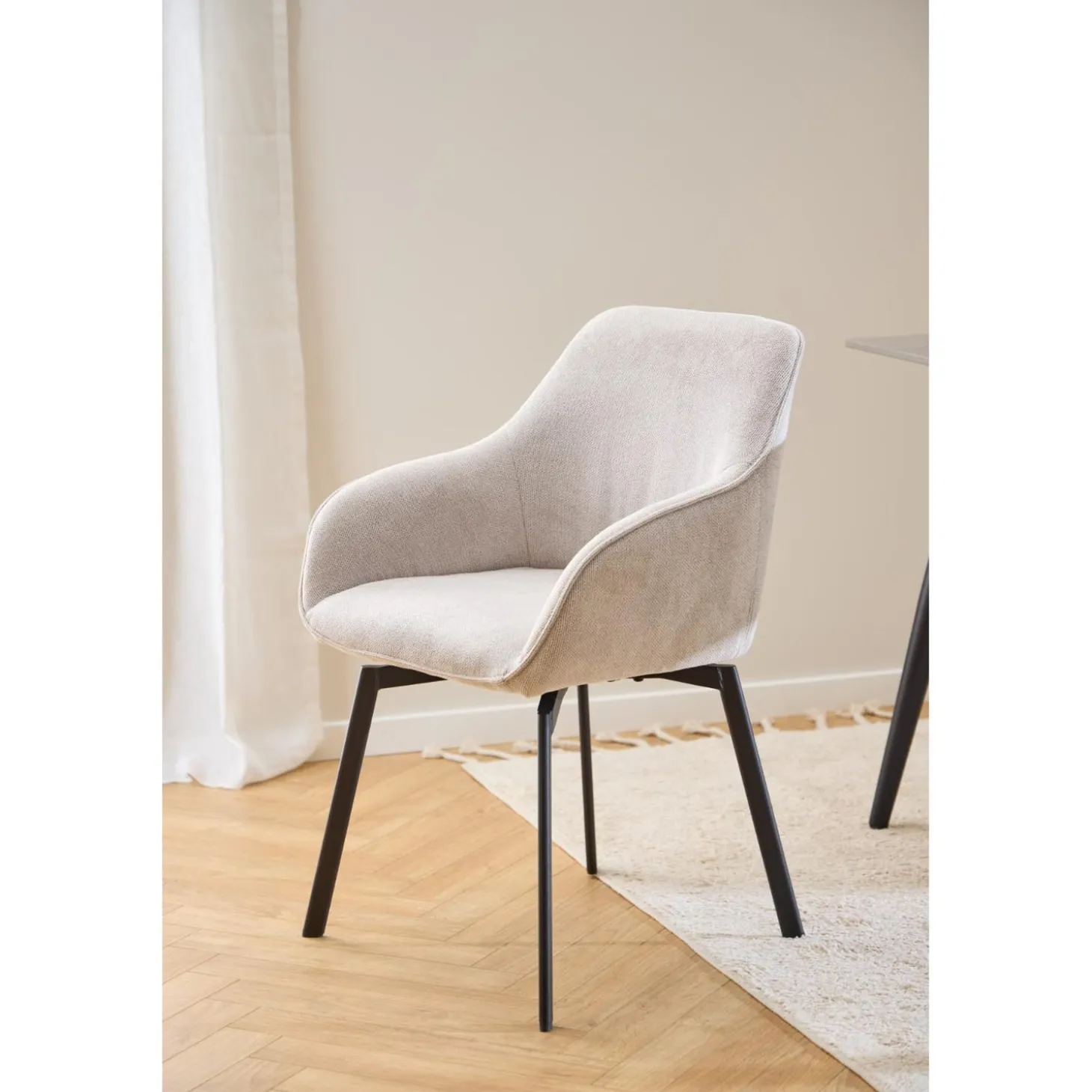 Misou Karmstol Caso tyg Beige