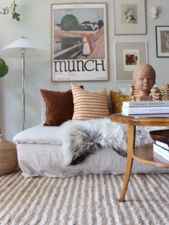 Misti Spårbar Matta Off White / Beige