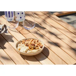 Mood Cafébord 70x70 cm i Teak/Antracit Aluminium