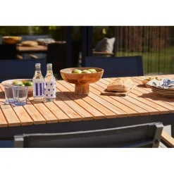 Mood Classic Trädgårdsbord i Teak/Antracit Aluminium 167x100 cm