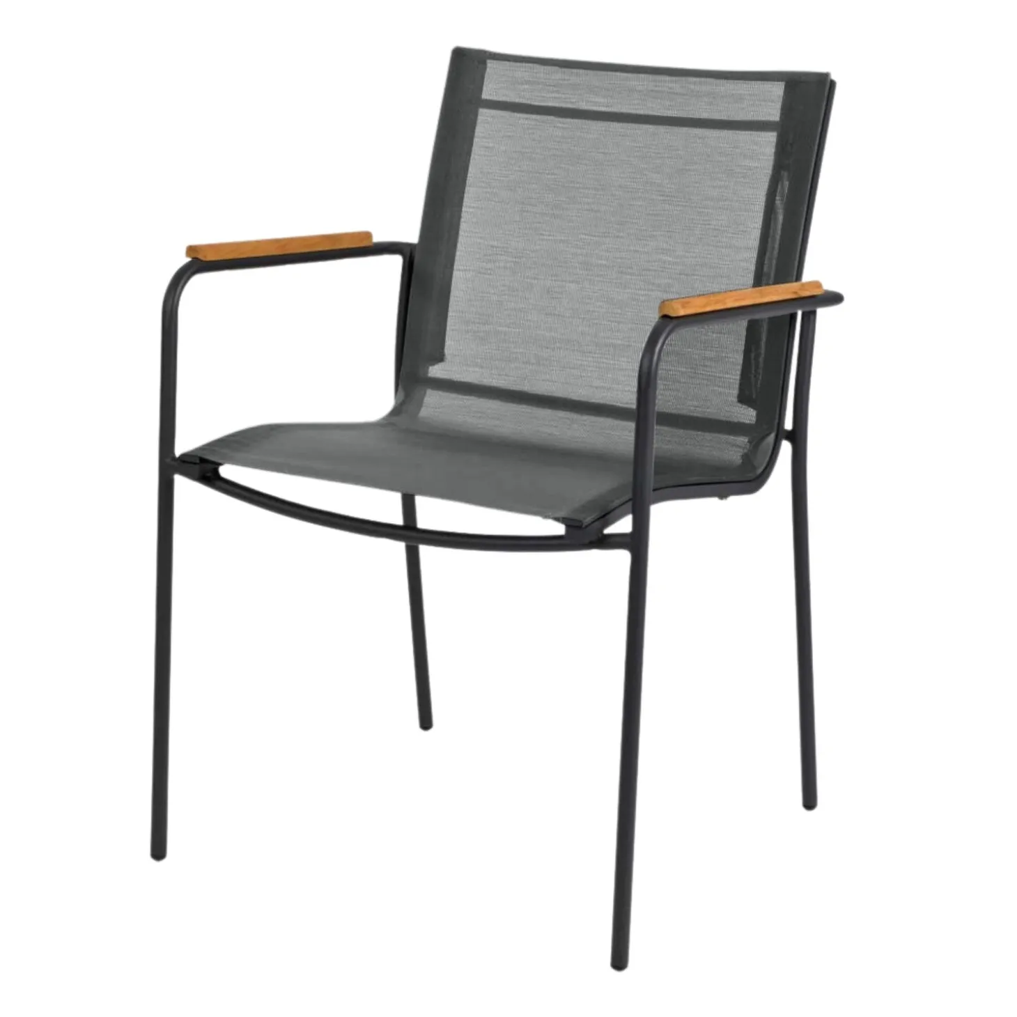 Mood Classic Trädgårdsstol i Teak, Textilene och Antracit Aluminium