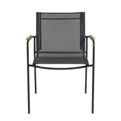 Mood Classic Trädgårdsstol i Teak, Textilene och Antracit Aluminium