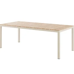 Mood Extreme bord 208x100 cm Sandy Grey/Teak