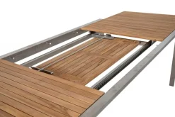 Naos Matbord 220-320 cm Rostfritt / Teak