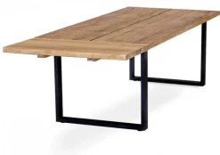 Narvik Matbord Ek/Svart 210cm