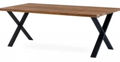 Narvik Matbord Ek/Svart 210cm
