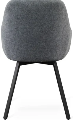 Navo Stol Snurr Mörkgrå