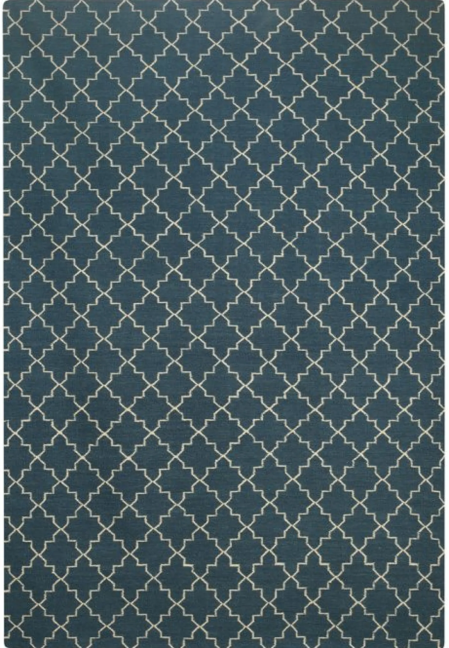 New Geometric Ullmatta Blue Melange/Off White