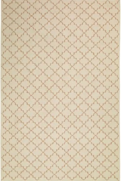 New Geometric Ullmatta Off White/Orange