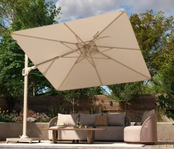 Nexus T2 Frihängande Parasoll 300x300 Sandstone / Champagne