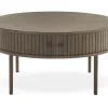 Nilo Soffbord Rund 90 cm Brun Ek