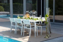 Nimes Bord 200x98 cm Vit