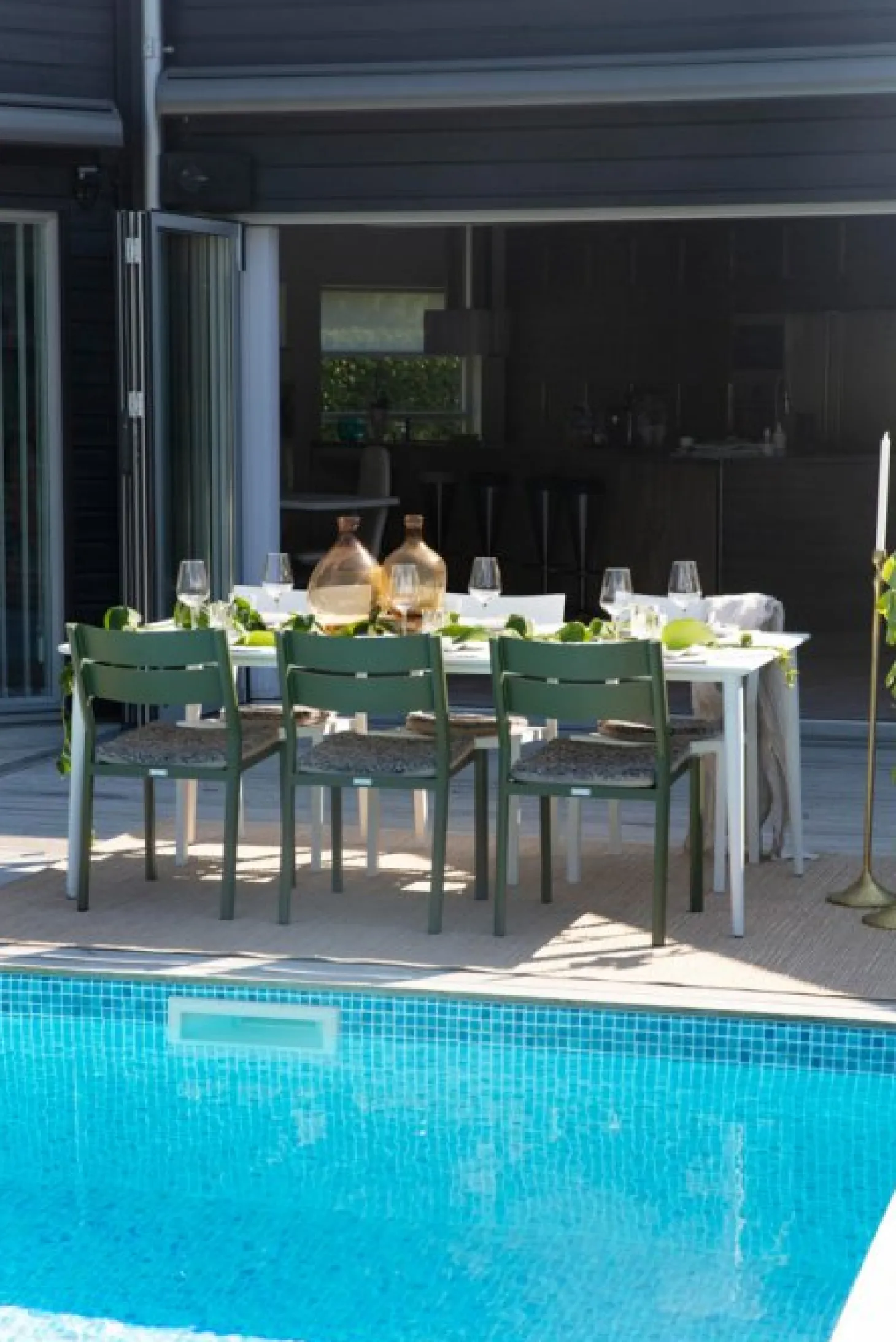 Nimes Bord 200x98 cm Vit