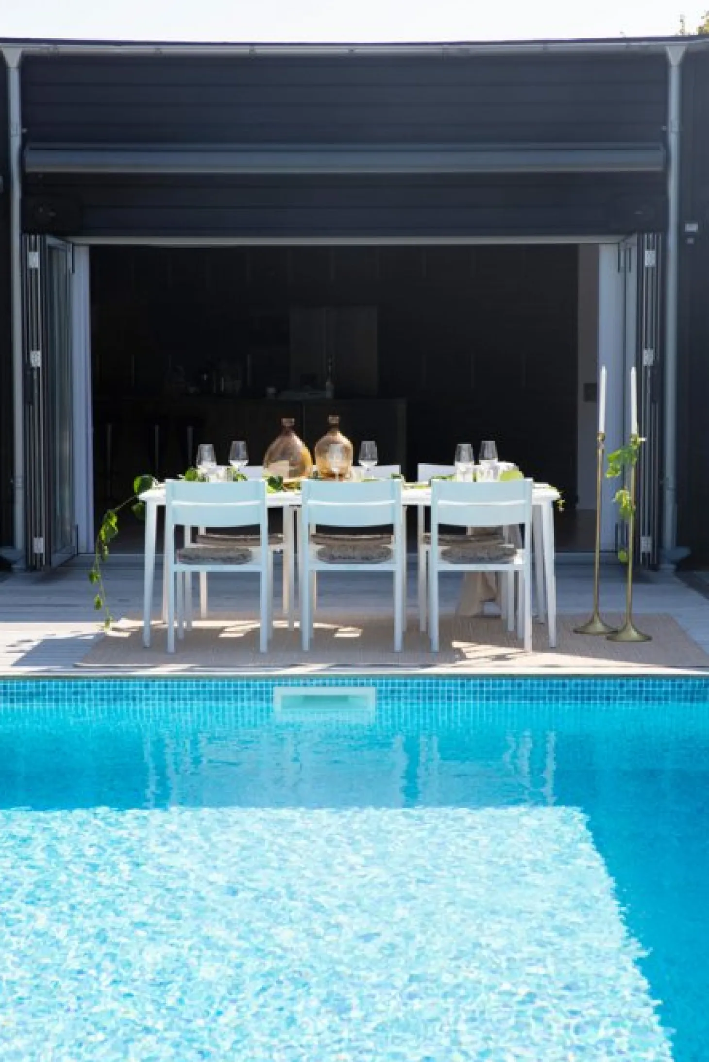 Nimes Bord 200x98 cm Vit