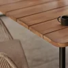 Nolli Matbord 175x90 cm Svart/Teak