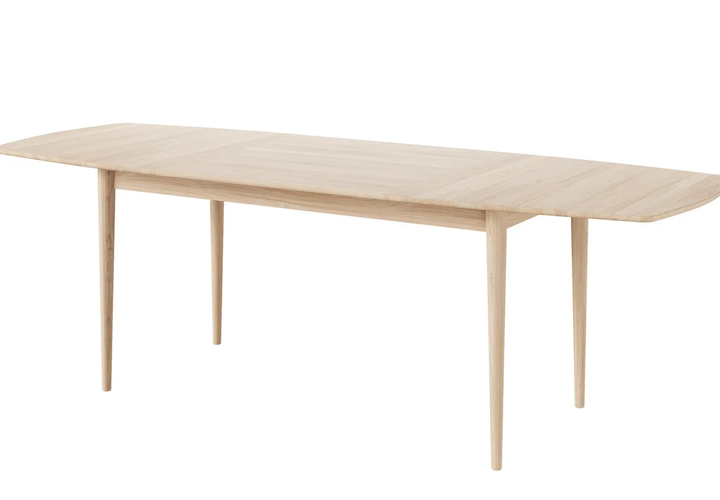 Nordlight Matbord 160-240x85 cm Massiv Vitoljad Ek