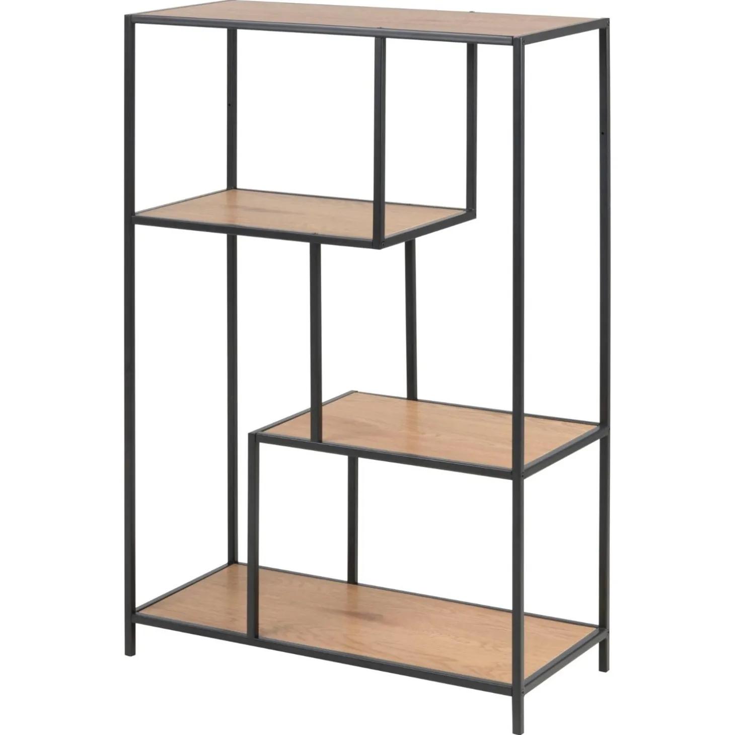 Notting Hill Bokhylla Asymmetrisk 114x77x35 cm Ek
