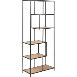Notting Hill Bokhylla Asymmetrisk 185x77x35 cm Ek