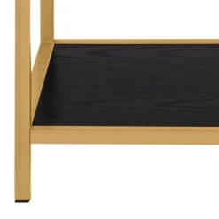Notting Hill Bokhylla Asymmetrisk 185x77x35 cm Mässing