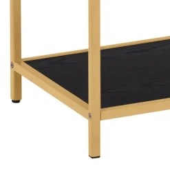 Notting Hill Bokhylla Asymmetrisk 185x77x35 cm Mässing