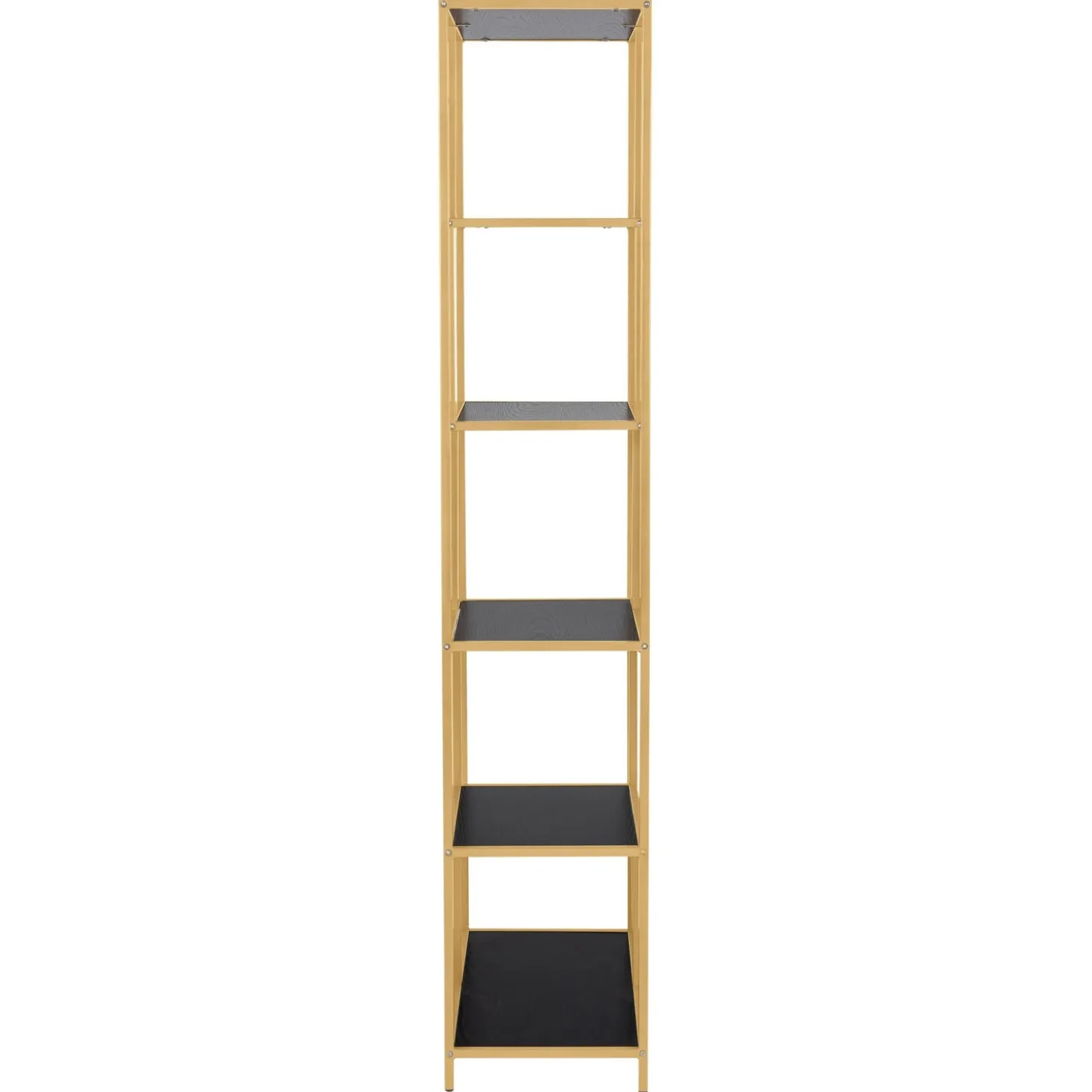 Notting Hill Bokhylla Asymmetrisk 185x77x35 cm Mässing