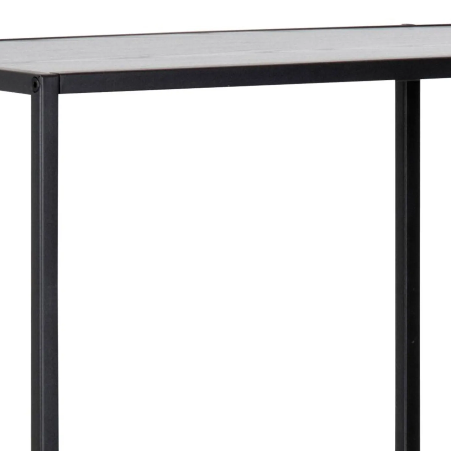 Notting Hill Bokhylla Asymmetrisk 114x77x35 cm Svart Ask