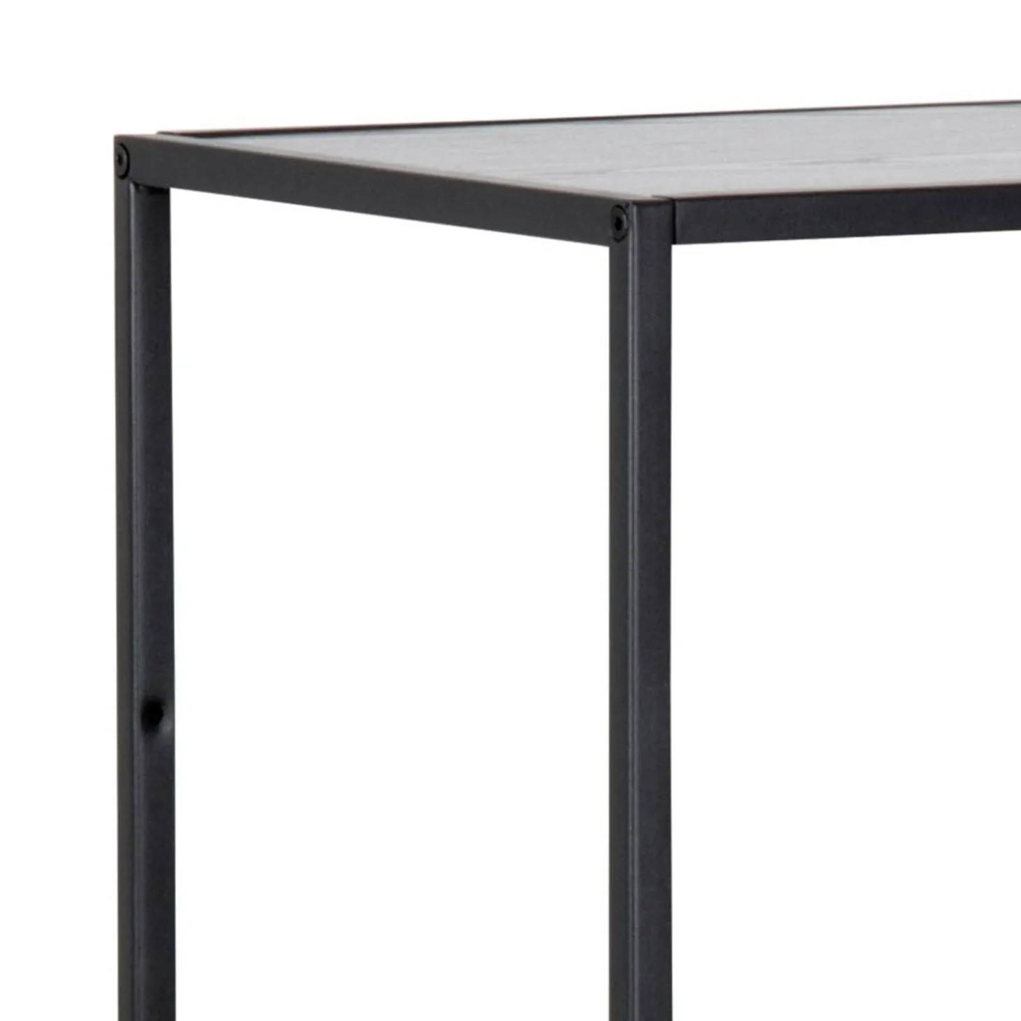 Notting Hill Bokhylla Asymmetrisk 114x77x35 cm Svart Ask