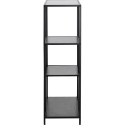 Notting Hill Bokhylla Asymmetrisk 114x77x35 cm Svart Ask
