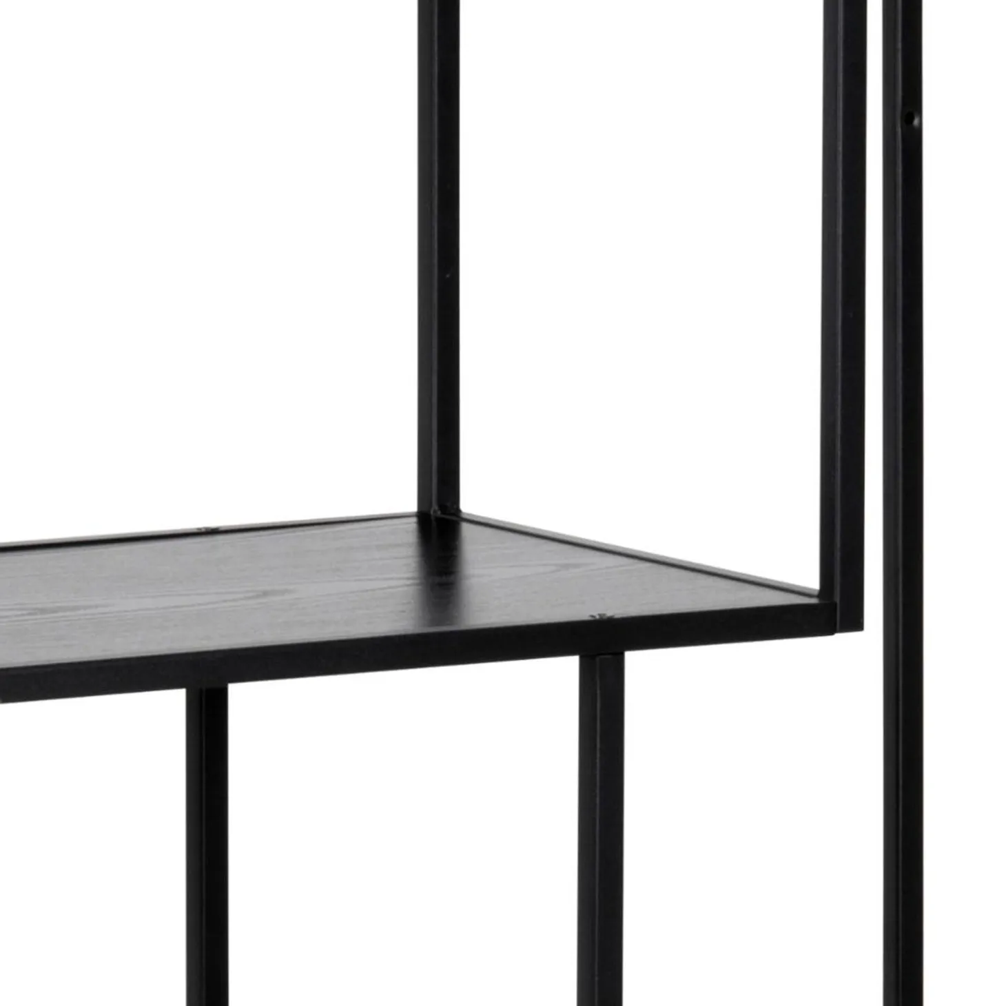 Notting Hill Bokhylla Asymmetrisk 114x77x35 cm Svart Ask