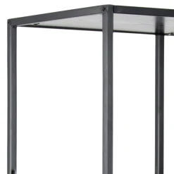 Notting Hill Bokhylla Asymmetrisk 185x77x35 cm Svart Ask