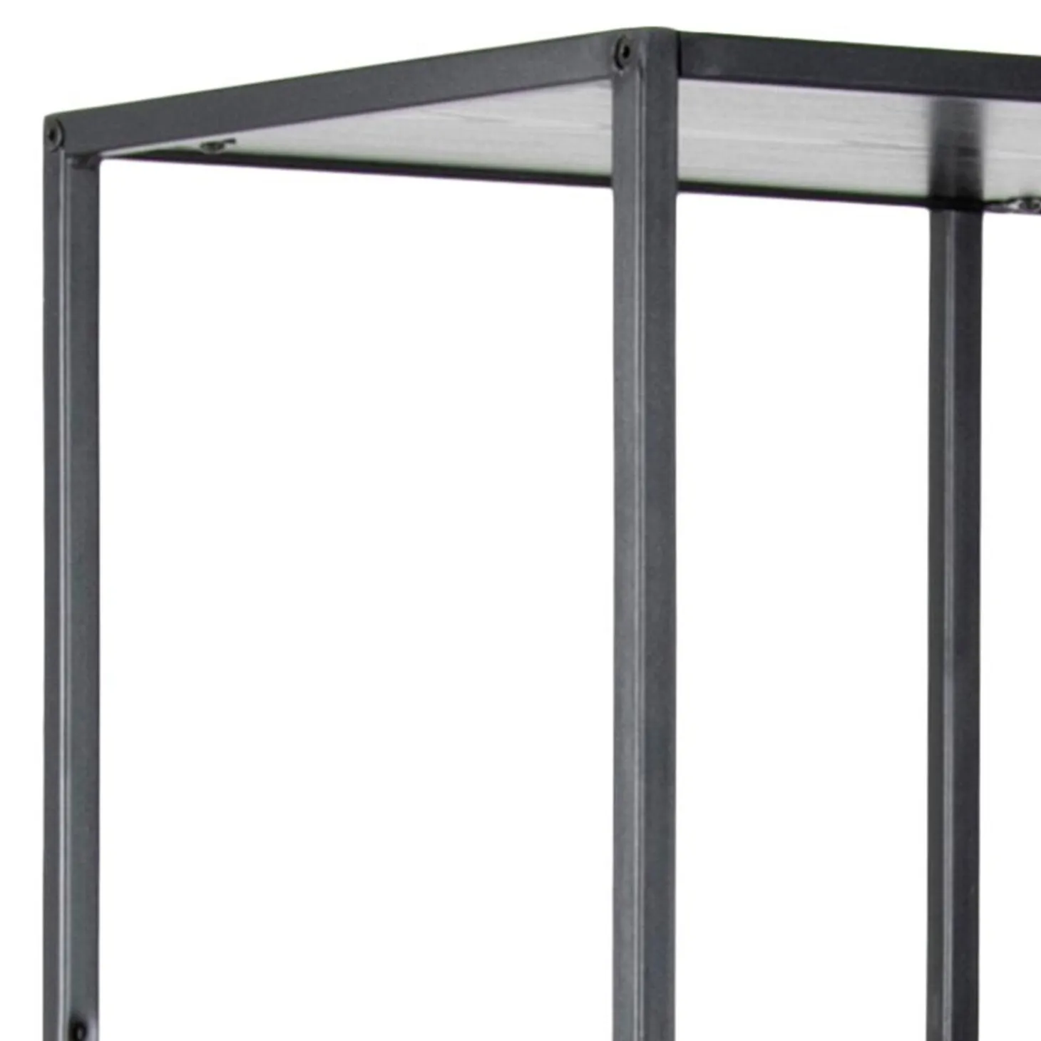 Notting Hill Bokhylla Asymmetrisk 185x77x35 cm Svart Ask
