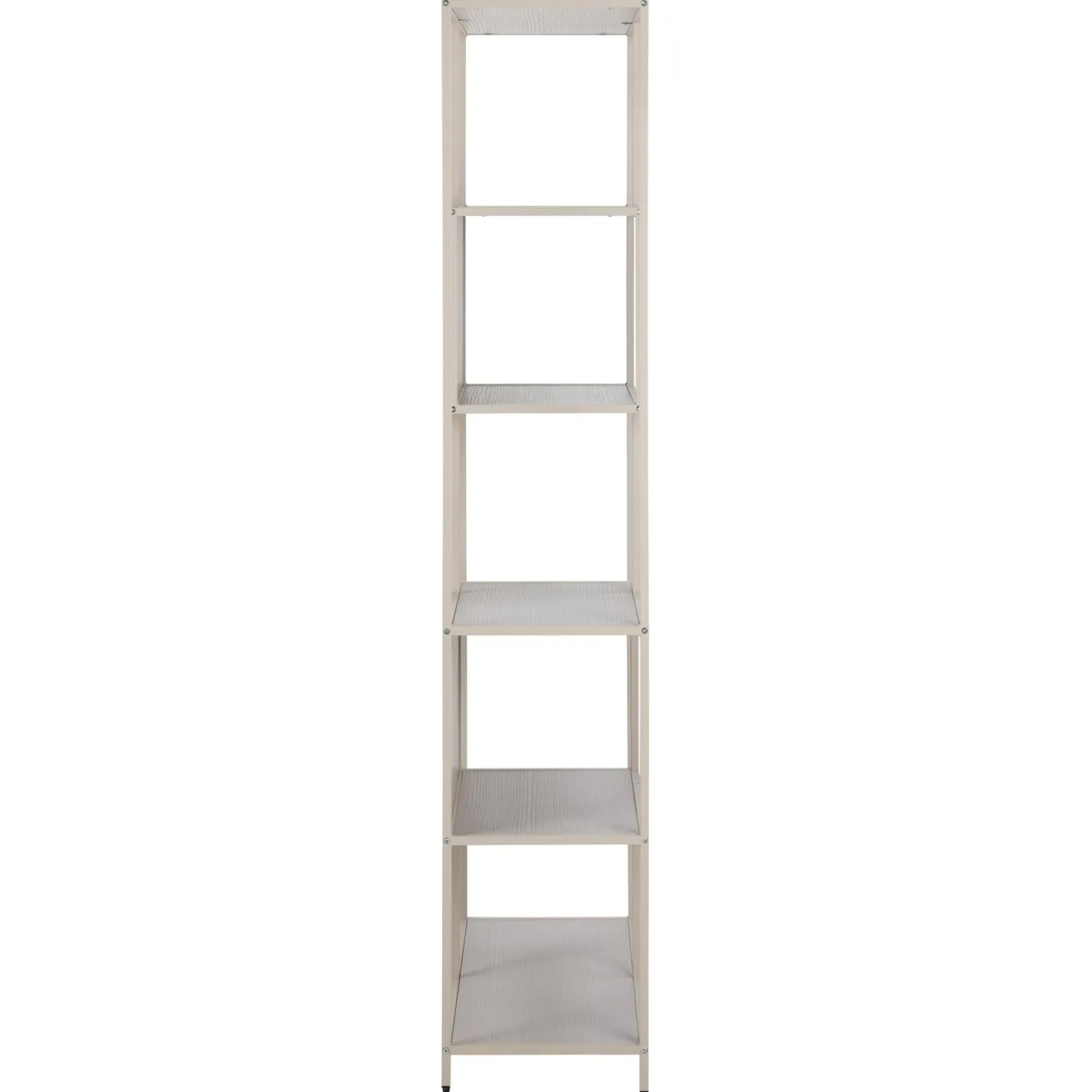 Notting Hill Bokhylla med baksida 185x77x35 cm Grå