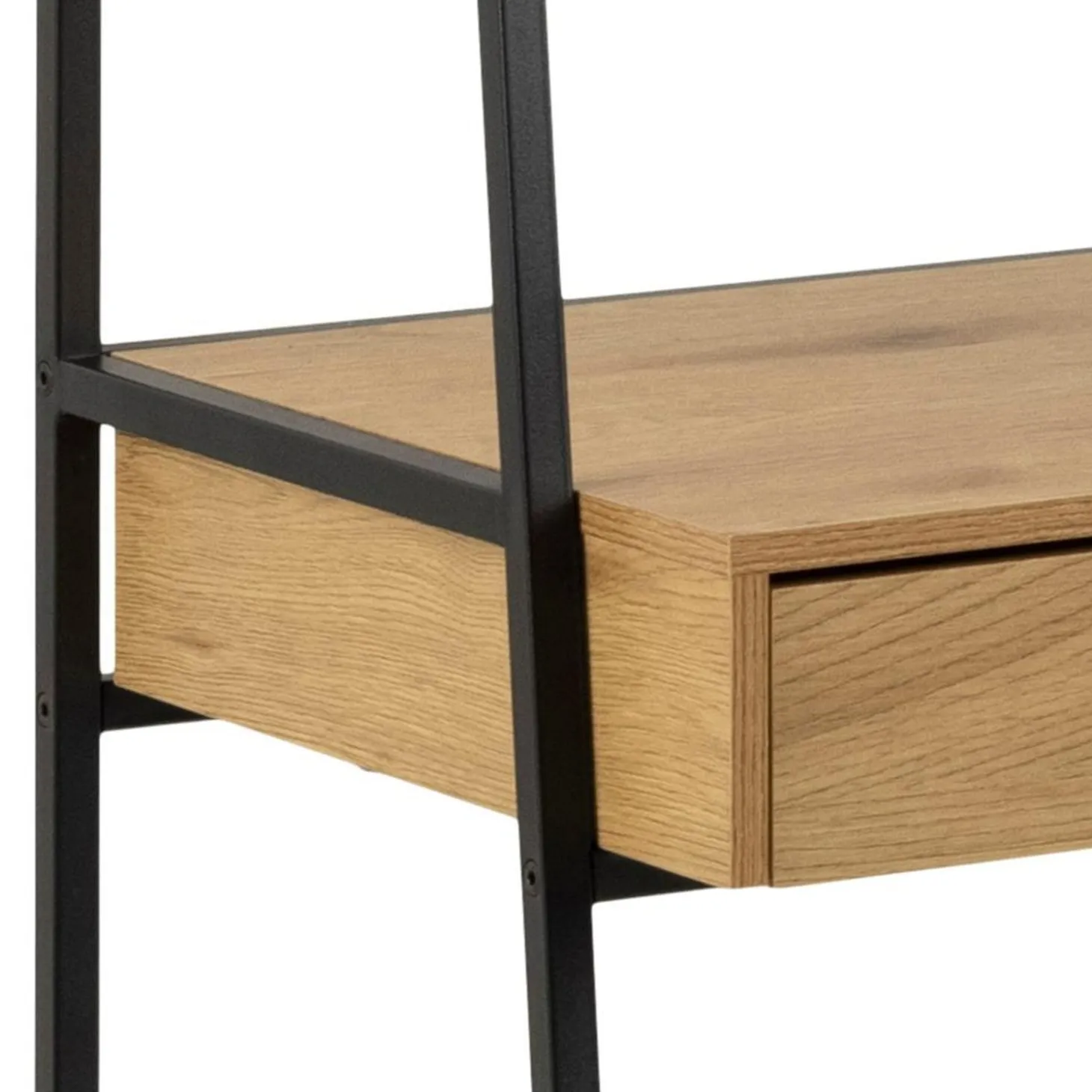 Notting Hill Bokhylla med Låda 174x77x36 cm Ek
