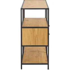 Notting Hill Bokhylla med 2 Lådor 78x114x35 cm Ek