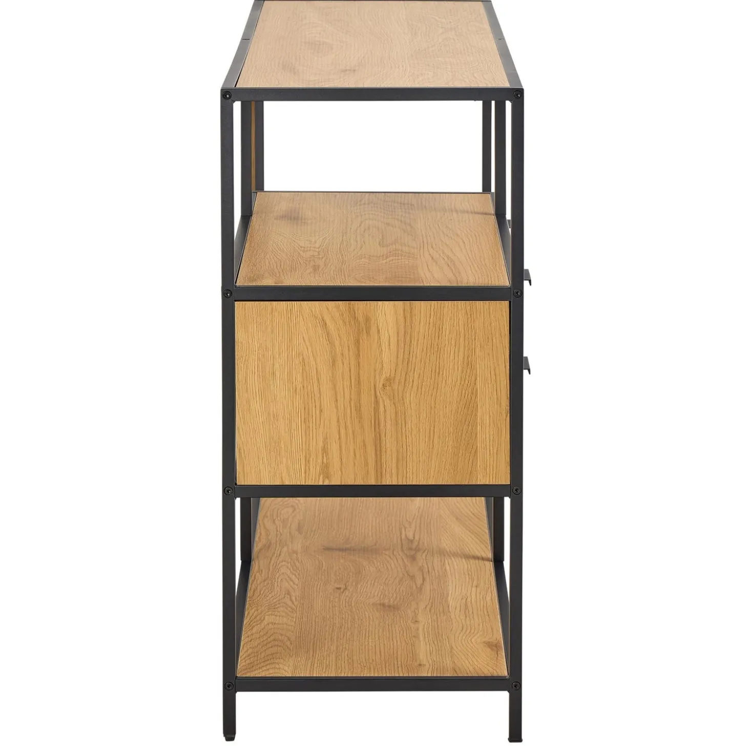 Notting Hill Bokhylla med 2 Lådor 78x114x35 cm Ek