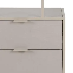 Notting Hill Bokhylla med 2 Lådor 185x77x35 cm Grå