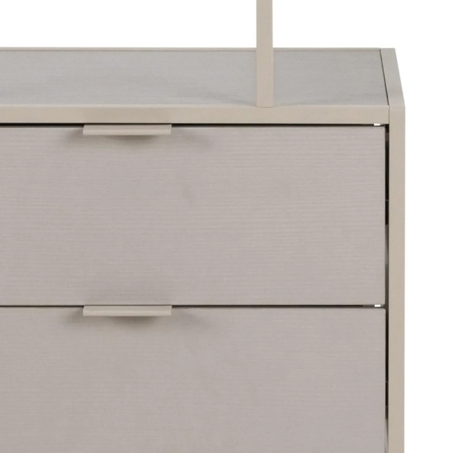 Notting Hill Bokhylla med 2 Lådor 185x77x35 cm Grå