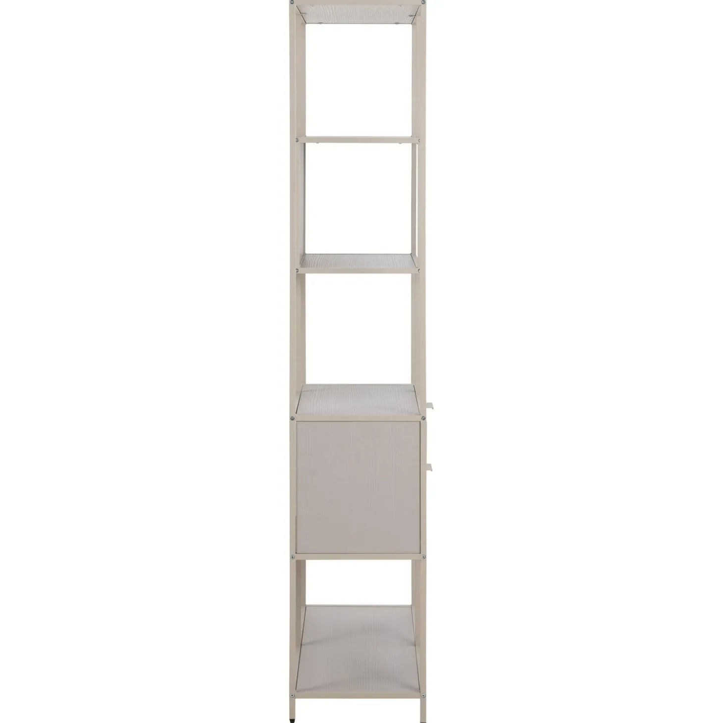 Notting Hill Bokhylla med 2 Lådor 185x77x35 cm Grå